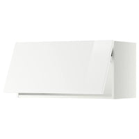 METOD wall cabinet horizontal, white/Ringhult white, 80x40 cm