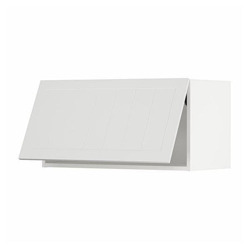 METOD - Wall cabinet horizontal, white/Stensund white , 80x40 cm