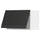 METOD - Wall cabinet horizontal, white/Upplöv matt anthracite