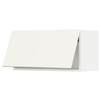 METOD - Wall cabinet horizontal, white/Vallstena white, 80x40 cm - best price from Maltashopper.com 39507277