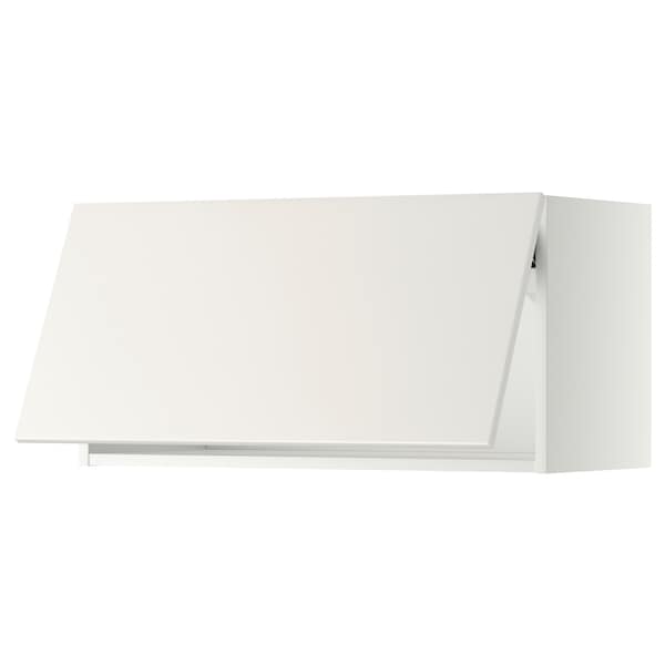 Ikea METOD - Wall cabinet horizontal, white/Veddinge white, 80x40 cm