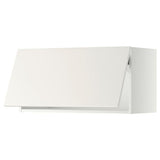 METOD wall cabinet horizontal, white/Veddinge white, 80x40 cm