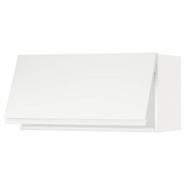 Ikea METOD - Wall cabinet horizontal, white/Voxtorp matt white, 80x40 cm
