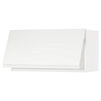 METOD - Wall cabinet horizontal, white/Voxtorp matt white, 80x40 cm - best price from Maltashopper.com 19391881