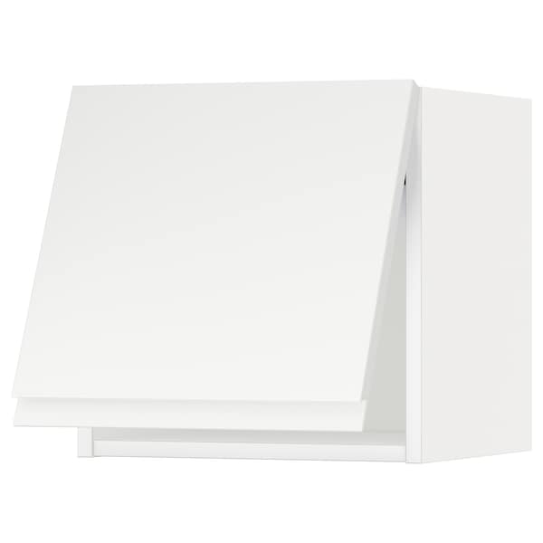 METOD - Wall cabinet horizontal, white/Voxtorp matt white, 40x40 cm - best price from Maltashopper.com 09391787
