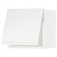 METOD wall cabinet horizontal, white/Voxtorp matt white, 40x40 cm