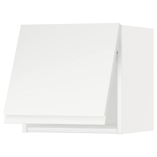 METOD - Wall cabinet horizontal, white/Voxtorp matt white, 40x40 cm - best price from Maltashopper.com 09391787