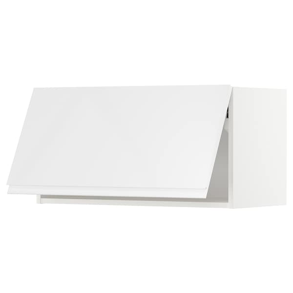 Ikea METOD - Wall cabinet horizontal, white/Voxtorp high-gloss/white, 80x40 cm