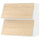 METOD - METOD Wall cabinet horizontal w 2 doors, white/Askersund light ash effect, 80x80 cm
