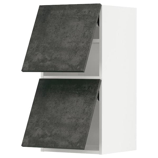 Ikea METOD - Horizontal wall unit with 2 doors, 40x80 cm