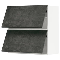 METOD - Horizontal wall unit with 2 doors, 80x80 cm - best price from Maltashopper.com 79414969