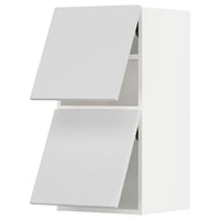 METOD - Wall cabinet horizontal w 2 doors, white/Ringhult white, 40x80 cm - best price from Maltashopper.com 69393043