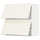 METOD - METOD Wall cabinet horizontal w 2 doors, white/Vallstena white, 80x80 cm