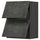 METOD - Horizontal wall unit with 2 doors, 60x80 cm