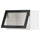 METOD - METOD Wall cab horizontal w glass door, white/Hejsta anthracite reeded glass, 60x40 cm