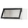 METOD - METOD Wall cab horizontal w glass door, white/Hejsta anthracite reeded glass, 80x40 cm