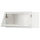 METOD - Wall cab horizontal w glass door, white/Hejsta white clear glass, 80x40 cm