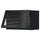 METOD wall cab horizontal w glass door, black/Hejsta anthracite reeded glass, 60.0x40.0x38.8 cm