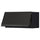 METOD wall cabinet horizontal, black/Upplöv matt anthracite, 80.0x40.0x38.6 cm