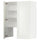 METOD wall cb f extr hood w shlf/door, white/Bodbyn off-white, 80x100 cm