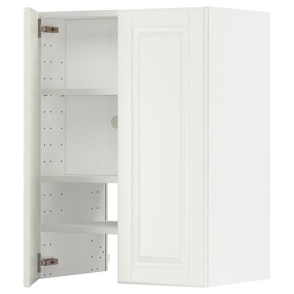 Ikea METOD - Wall cb f extr hood w shlf/door, white/Bodbyn off-white , 60x80 cm