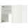 METOD wall cb f extr hood w shlf/door, white/Bodbyn off-white, 80x60 cm
