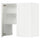 METOD - METOD Wall cb f extr hood w shlf/door, white Enköping/white wood effect, 80x80 cm