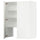METOD wall cb f extr hood w shlf/door, white Enköping/white wood effect, 80x100 cm
