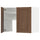 METOD wall cb f extr hood w shlf/door, white Enköping/brown walnut effect, 80x60 cm