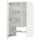 METOD - Wall cb f extr hood w shlf/door, white/Havstorp beige , 60x100 cm