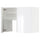 METOD wall cb f extr hood w shlf/door, white/Ringhult white, 80x60 cm