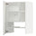METOD wall cb f extr hood w shlf/door, white/Ringhult white, 60x80 cm