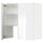 METOD wall cb f extr hood w shlf/door, white/Ringhult white, 80x80 cm