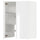 METOD wall cb f extr hood w shlf/door, white/Ringhult light grey, 60x80 cm