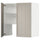 METOD wall cb f extr hood w shlf/door, white/Stensund beige, 80x80 cm