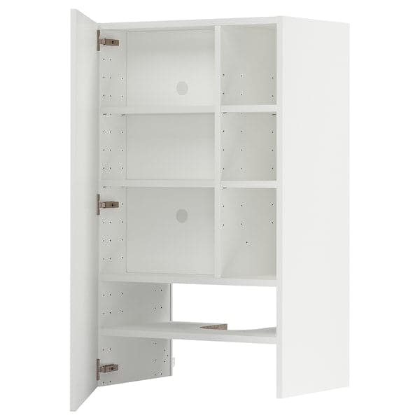 METOD - Wall cb f extr hood w shlf/door, white/Stensund white , 60x100 cm - best price from Maltashopper.com 19504227