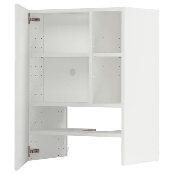 Ikea METOD - Wall cb f extr hood w shlf/door, white/Stensund white, 60x80 cm