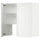 METOD wall cb f extr hood w shlf/door, white/Stensund white, 80x80 cm