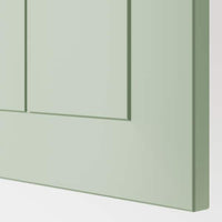 METOD - Wall cb f extr hood w shlf/door, white/Stensund light green, 60x60 cm - best price from Maltashopper.com 29505269