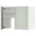 METOD wall cb f extr hood w shlf/door, white/Stensund light green, 80x60 cm