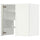 METOD - METOD Wall cb f extr hood w shlf/door, white/Vallstena white, 60x60 cm