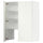 METOD - METOD Wall cb f extr hood w shlf/door, white/Vallstena white, 80x100 cm