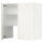 METOD wall cb f extr hood w shlf/door, white/Veddinge white, 80x80 cm