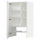 METOD wall cb f extr hood w shlf/door, white/Voxtorp matt white, 60x100 cm
