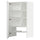 METOD wall cb f extr hood w shlf/door, white/Voxtorp high-gloss/white, 60x100 cm