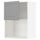METOD wall cabinet for microwave oven, white/Bodbyn grey, 60.0x80.0x38.9 cm