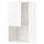 METOD wall cabinet for microwave oven, white/Ringhult white, 60x100 cm