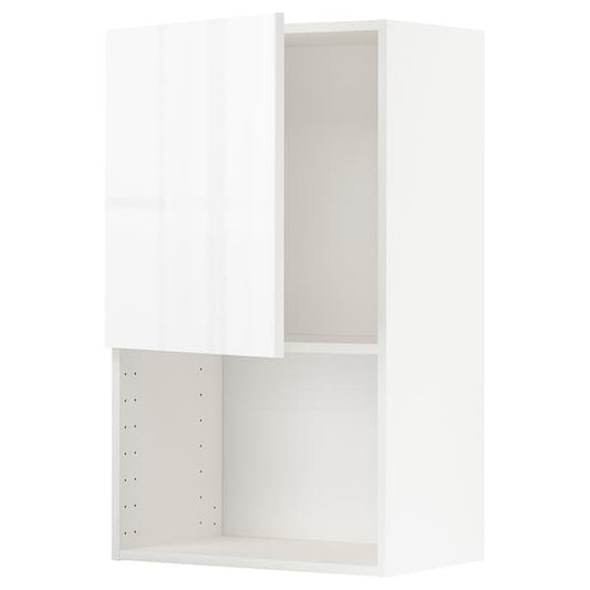 METOD - Wall cabinet for microwave oven, white/Ringhult white, 60x100 cm - best price from Maltashopper.com 69455700