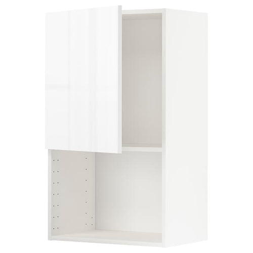 METOD - Wall cabinet for microwave oven, white/Ringhult white, 60x100 cm