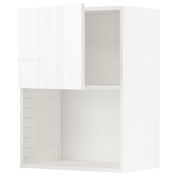 METOD - Wall cabinet for microwave oven, white/Ringhult white, 60x80 cm - best price from Maltashopper.com 89456925